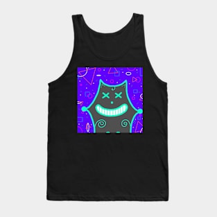 Happy cat Tank Top